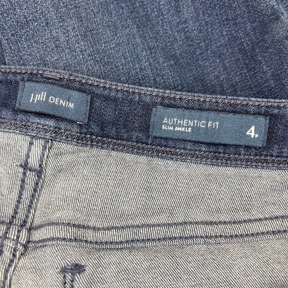 J.Jill Women’s Slim Ankle Jeans Size 4P - Picture 7 of 7